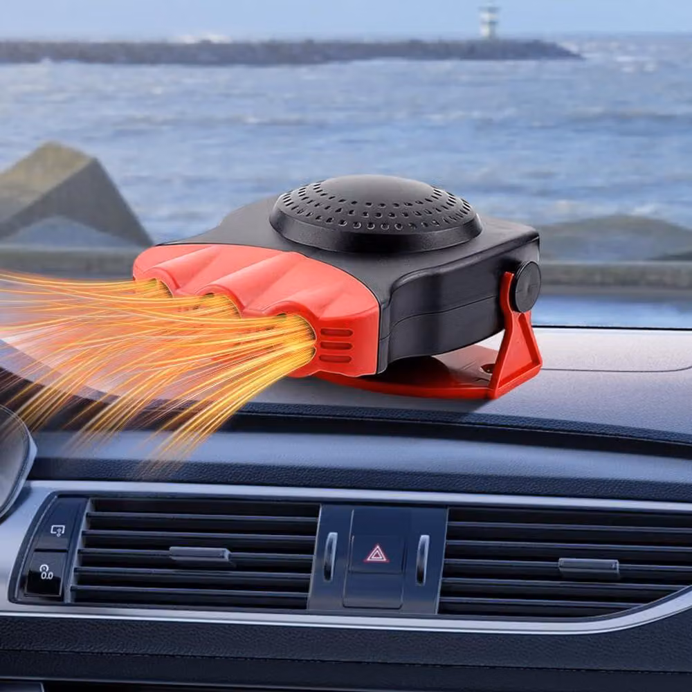 Riscaldatore per auto, 12 V, 200 W, portatile, per parabrezza