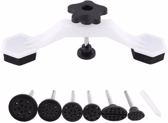 Kit di riparazione auto - Estrattore per ponti - Clip di fissaggio - Per auto - Metallo di alta qualità - Attrezzo per rimuovere ammaccature