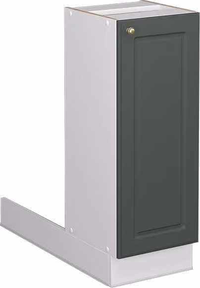 Isola cucina Vicco Fame-Line Verde-oro rustico 30 cm senza piano di lavoro, Model 38543