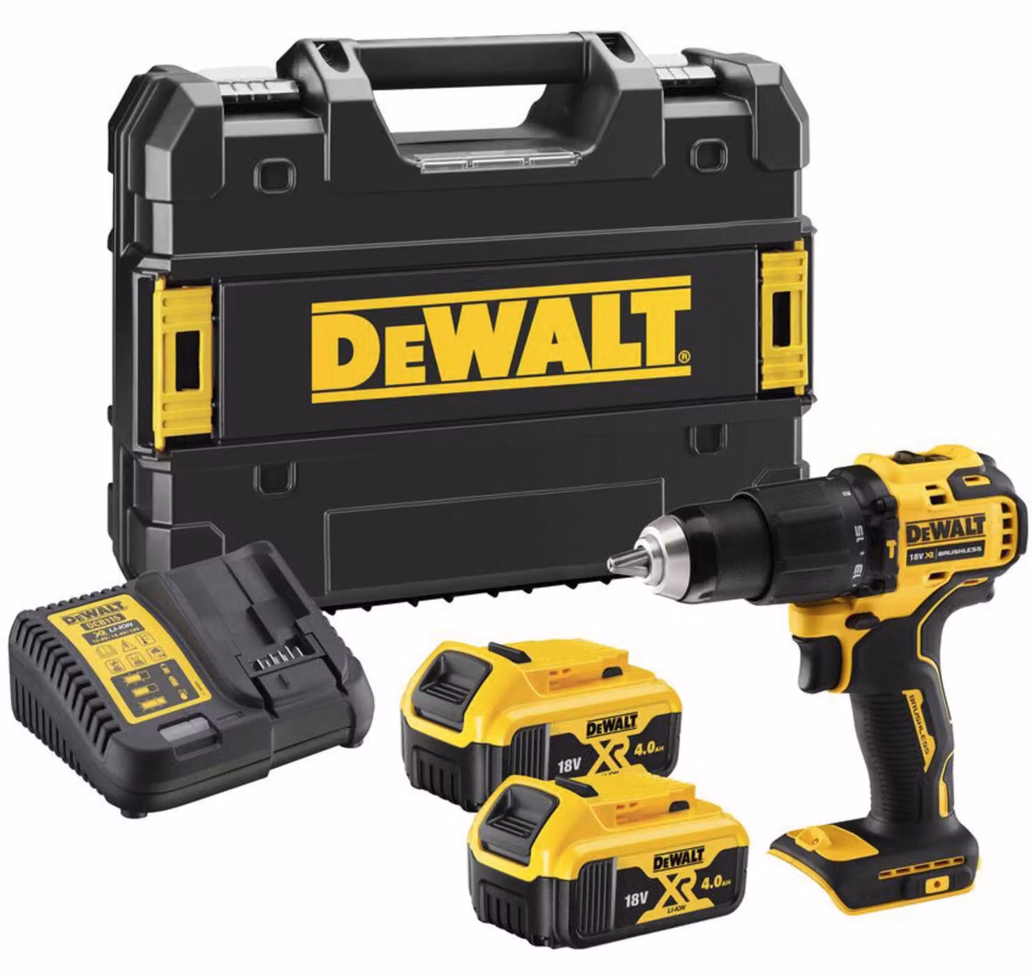 Trapano avvitatore a percussione senza fili DEWALT DCD709M2T-QW