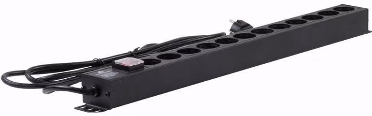 Striscia di prese Rockstable 1 U a 12 vie