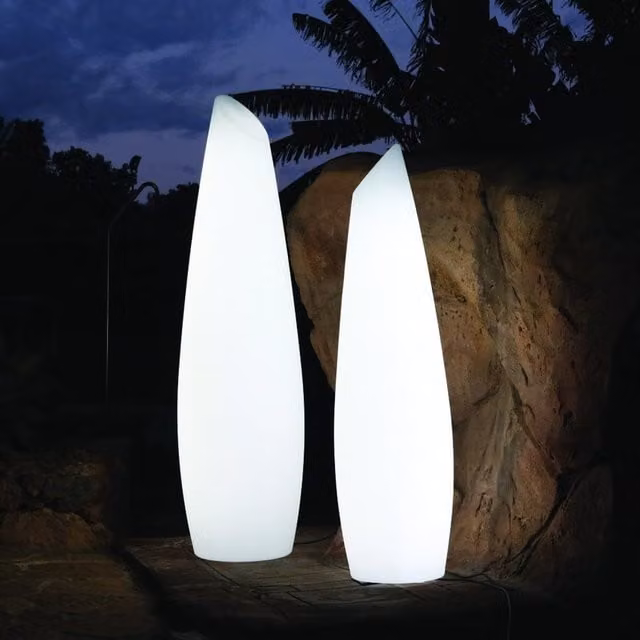 Lampada da terra LED FREDO 140 NEWGARDEN bianca con luce bianco freddo da 2160 lumen