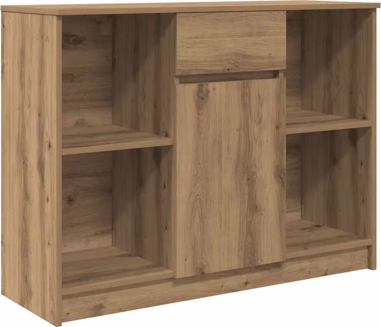Credenza con Cassetto Rovere Artigianale 101x35x76cm Truciolato