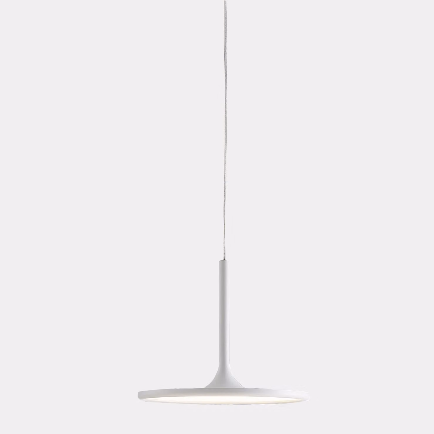 Lampada a sospensione LED C4 Net - 16,3 W, luce bianco caldo, 878 lm, colore bianco
