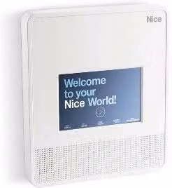 Centrale di allarme radio Wi-Fi con touchscreen Nice Mynice 7000 Touch MNCUT bianca