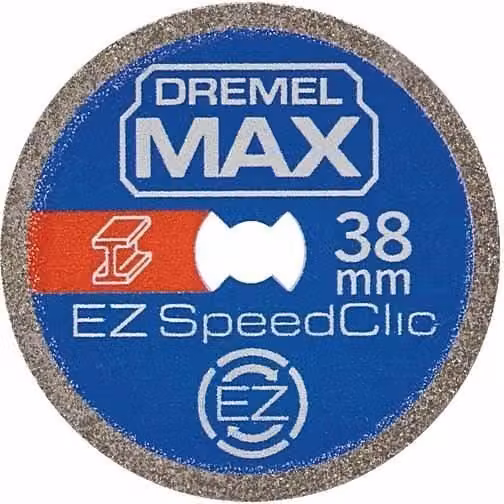 Disco da taglio, Dremel Max S456, EZ SpeedClic, ø38 mm, disco da taglio ad alte prestazioni per metalli