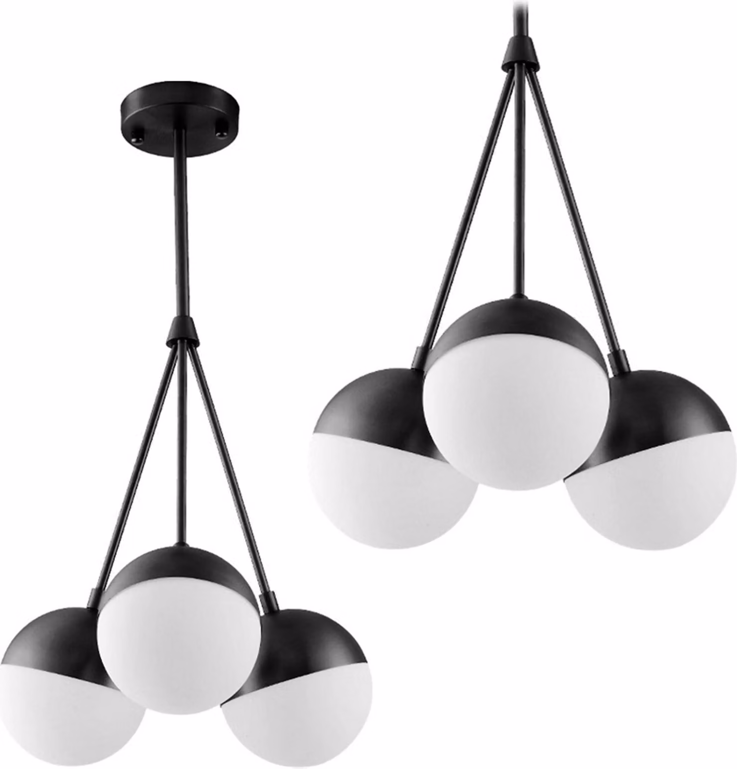 Lampada tooLight App687-3Cp Black