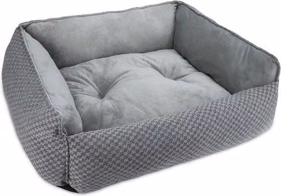 Letto per cani grande, morbido e confortevole, anti-ansia, con cuscino in piuma, lavabile, antiscivolo, per cani di taglia media-grande, fino a 27 kg, 89 x 63 x 23 cm