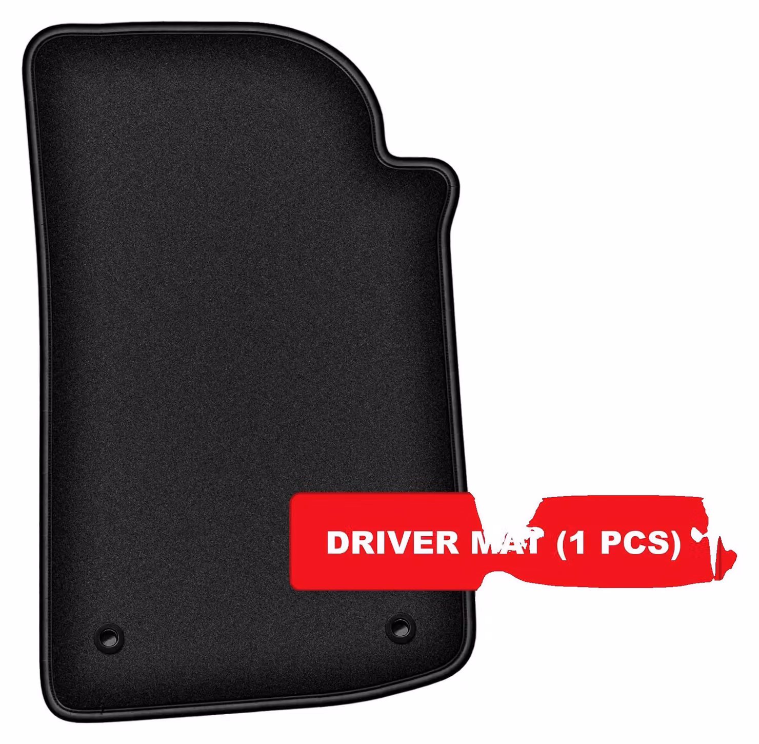 Tappetino per auto, design  facile da pulire, colore nero