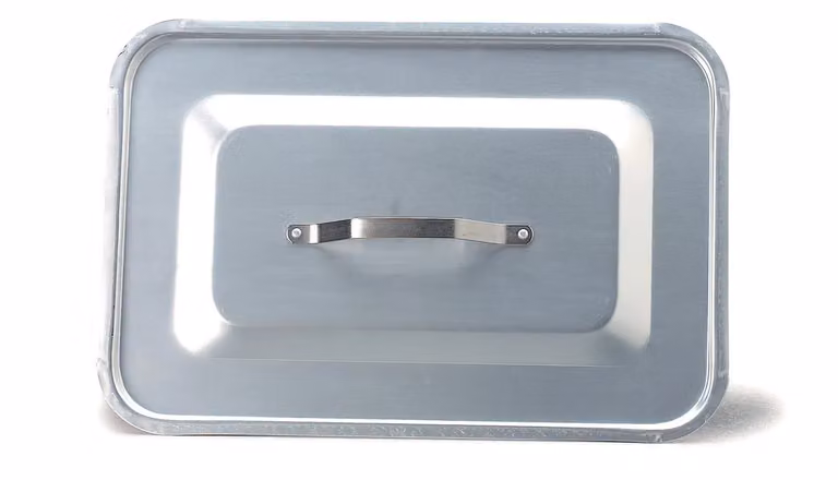 Coperchio rettangolare in alluminio, diam.45x30cm