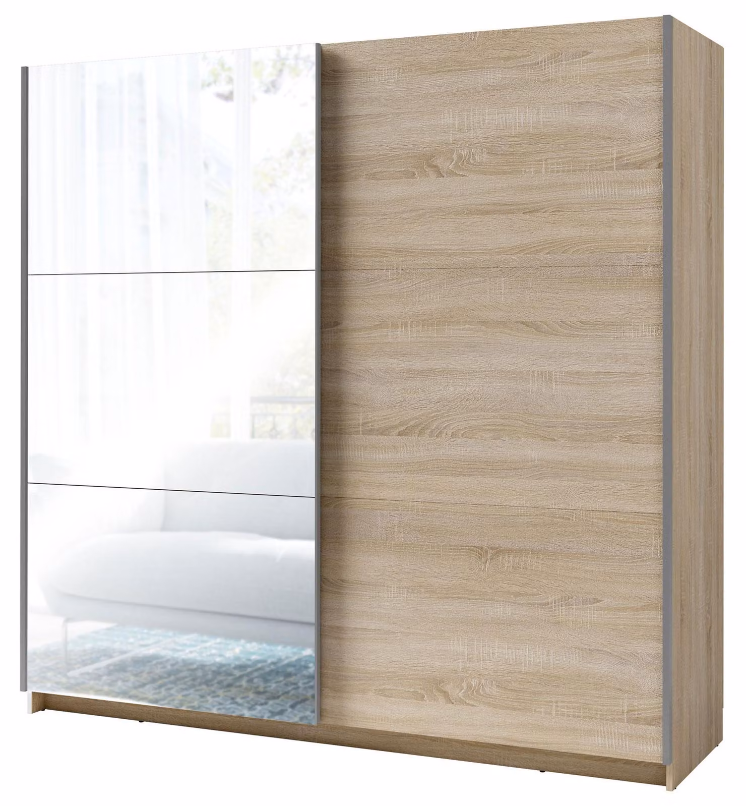Armadio ad ante scorrevoli Arsala 11 Armadio 200x62x207cm design selezionabile, rovere Sonoma