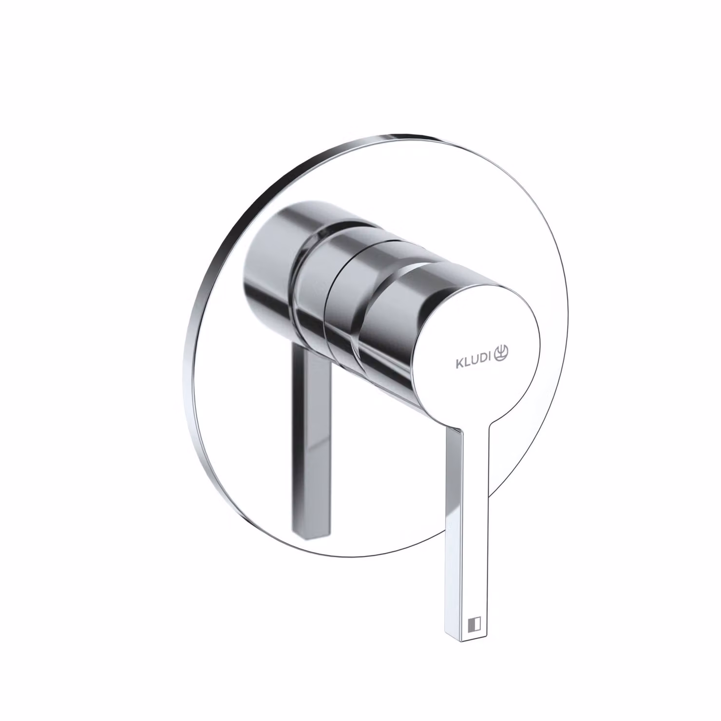 KLUDI NOVA FONTE PURISTIC Mitigeur monocommandé encastré pour douche, 28 l/min, 207550515, 207550515