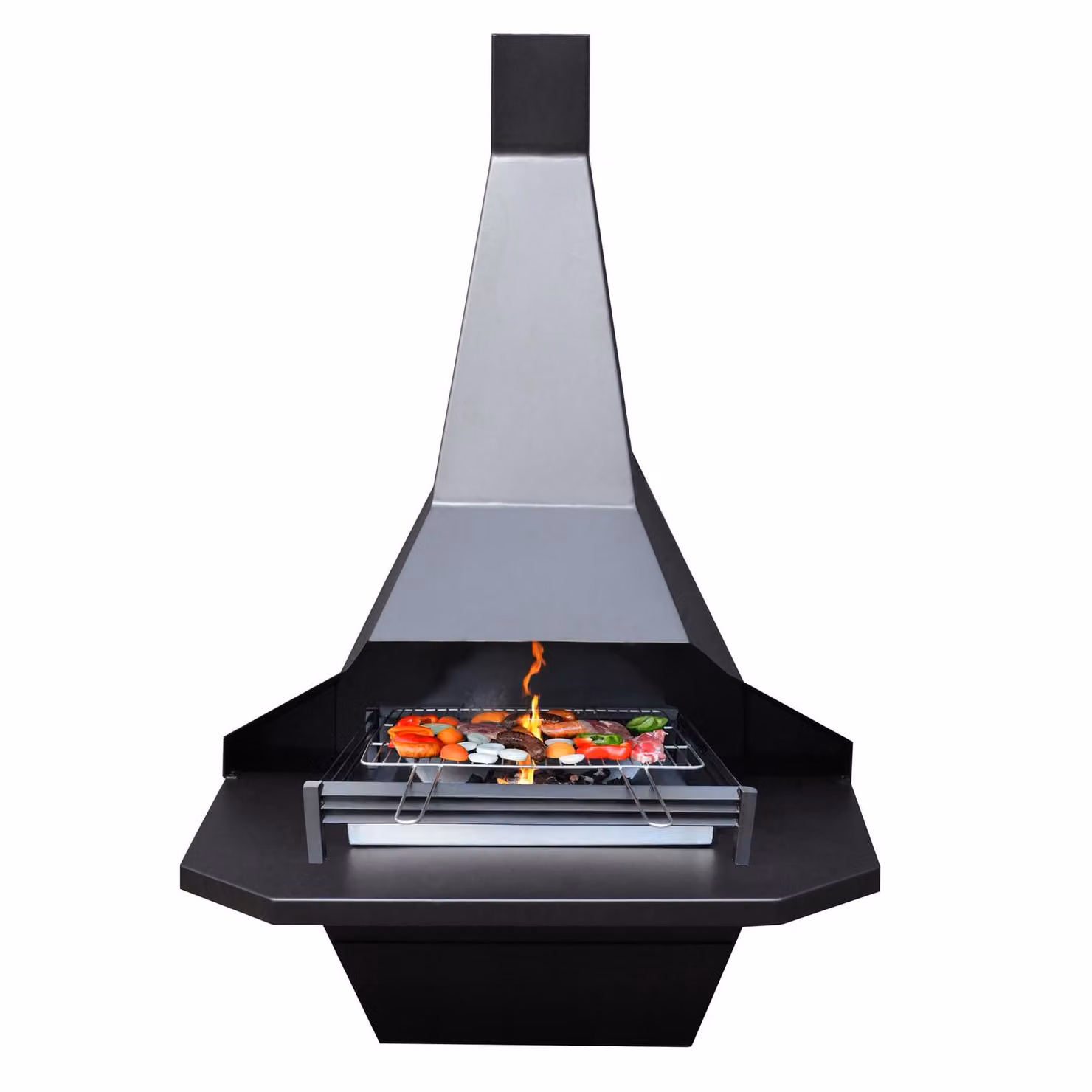 Camino da giardino con funzione barbecue KG 3
