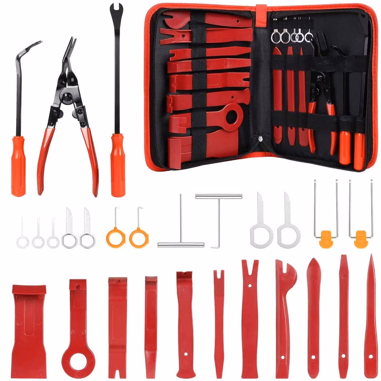 Solidchoice - Kit di smontaggio auto, composto da 27 pezzi