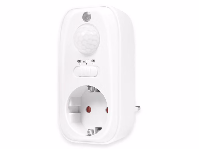 LogiLinkPA0248 Spina adattatore LogiLink con sensore di movimento, bianco