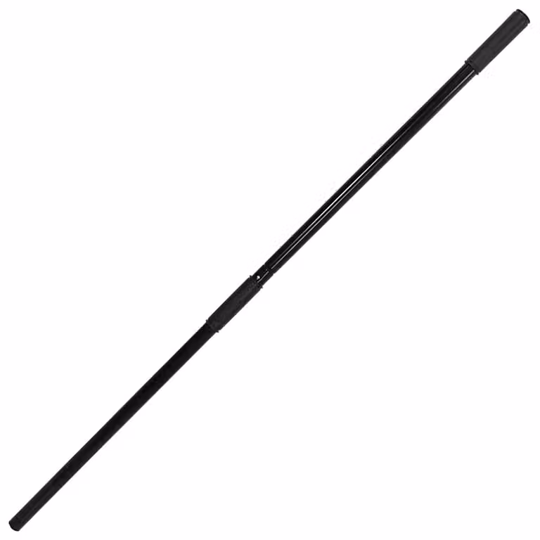 vidaXL Manico di forcone Ø3,5x127,5 cm in acciaio nero