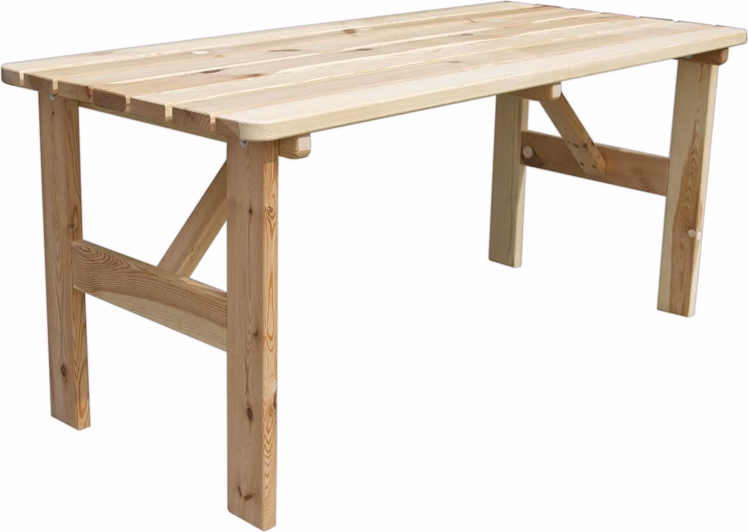 Tavolo da giardino in legno VIKING NATURAL - 150 cm