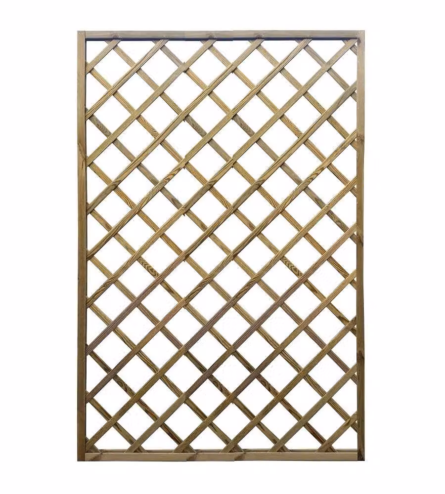 Pircher Grigliato Diagonale in Legno Impregnato 100x180 cm Naturale