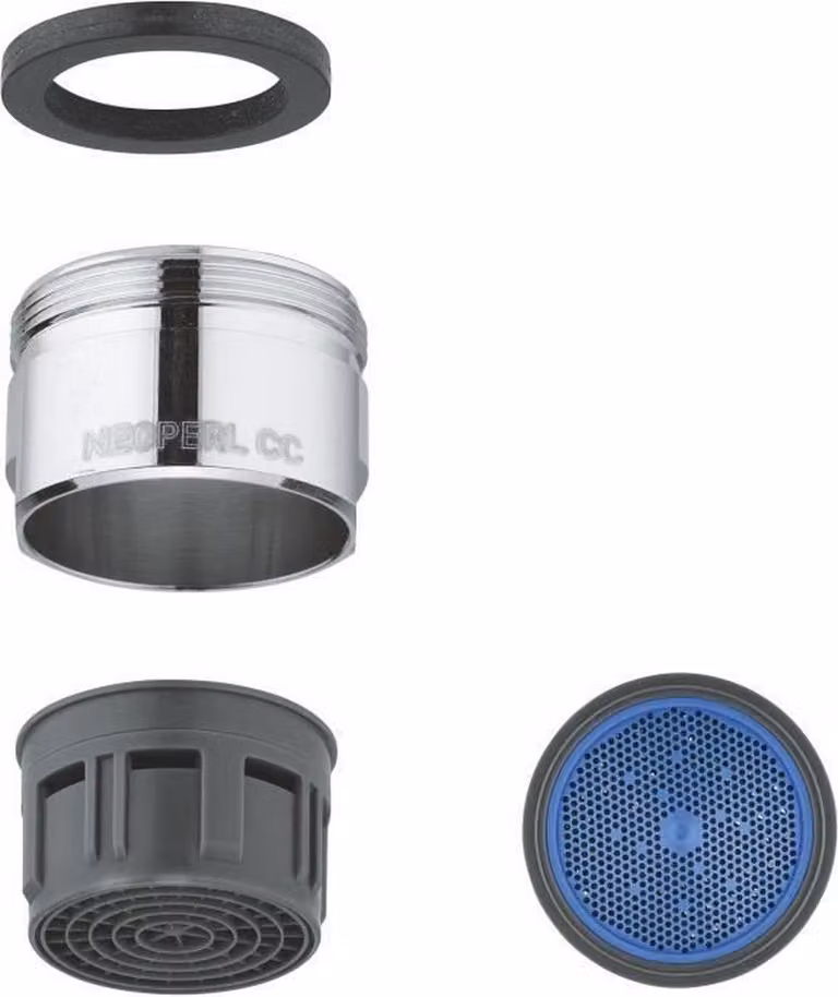 GROHE 13927000 Mousseur 13927 Flusso classe C 30l/min 3 bar AG M28x1 cromo