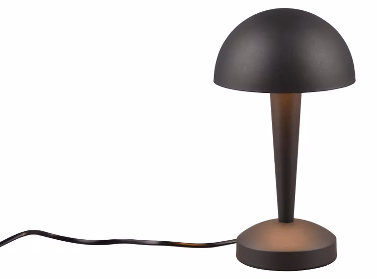 Lampada da tavolo Canaria nero-oro 1xE14x5W in metallo, dimensioni: 26,5x15x15 cm, IP20, RL