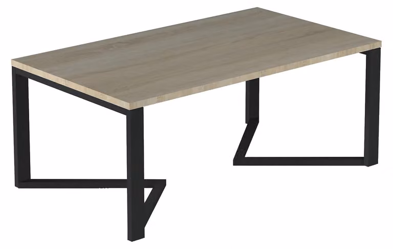 Tavolino JOVI - rovere Sonoma / nero