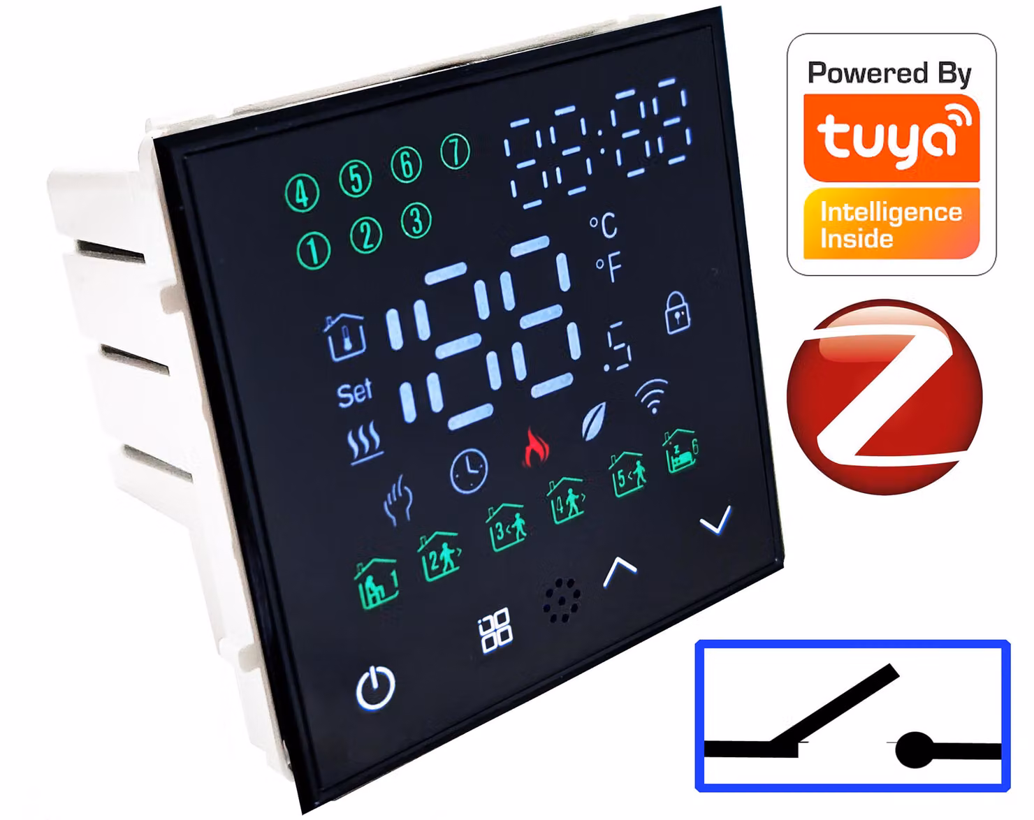 TUYA Termostato Zigbee Kessel Pumpe Controllore di mandrie