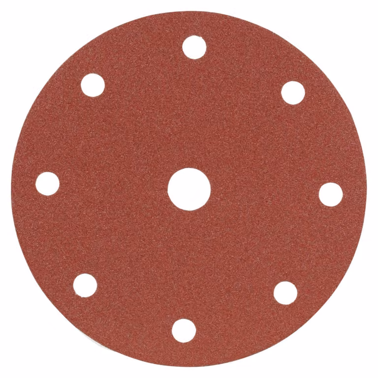 Disco abrasivo in carta con velcro Starcke (A) con 8 fori + 1, diametro 150 mm, grana: 60
