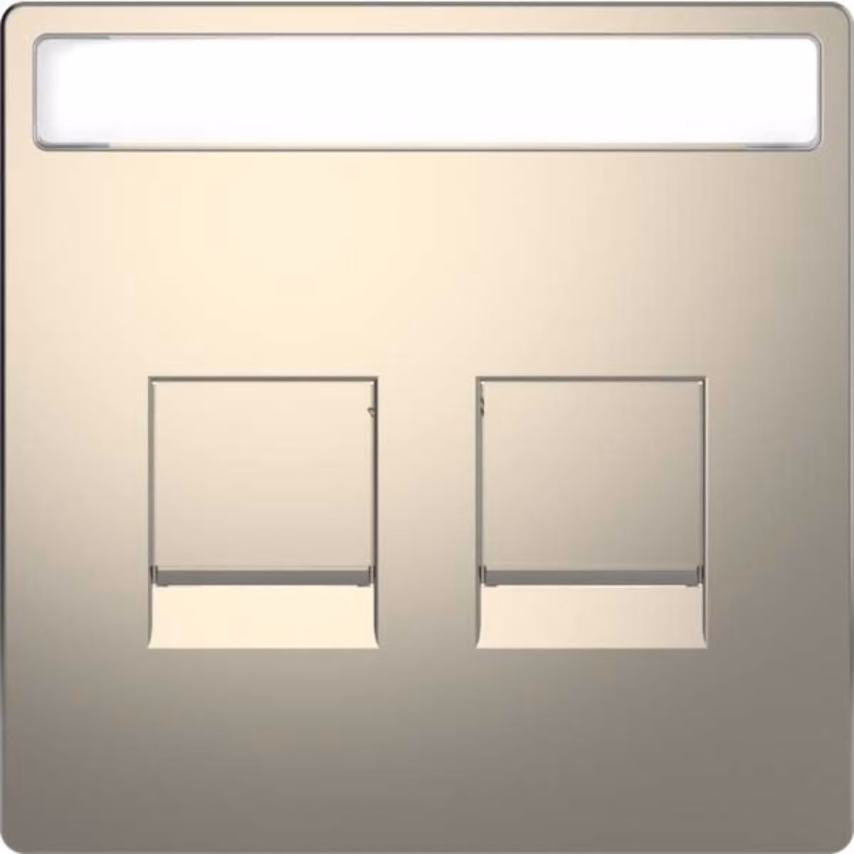 MERTEN MEG4564-6050 Piastra centrale in nichel metallizzato, System Design