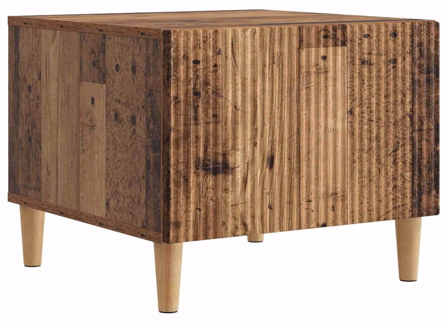 Tavolino da salotto con cassetto Legno antico 49 x 50 x 40 cm