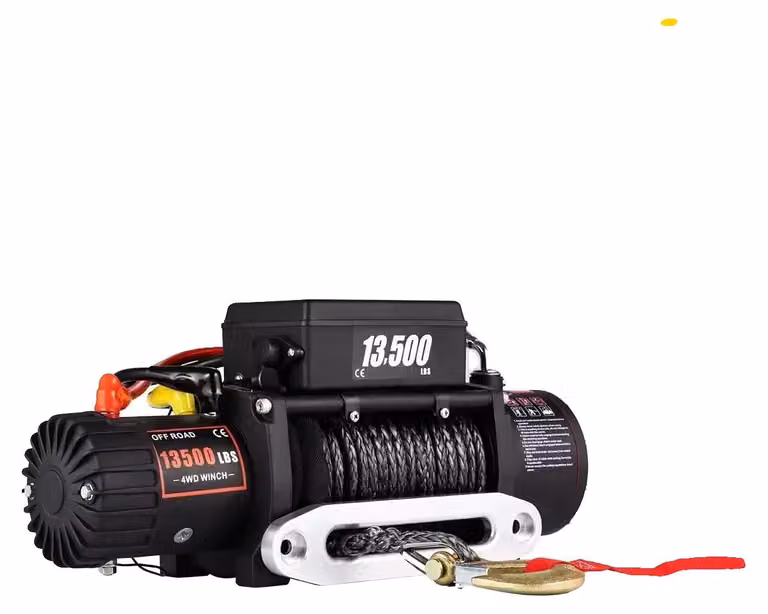 Verricello elettrico, forza di trazione 13.500 libbre, comando wireless, 13.500 libbre