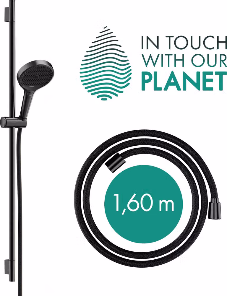 hansgrohe Rainfinity Set de douche 130, 3jet, S PURO Barre de douche 900mm, 28743340, 28743340