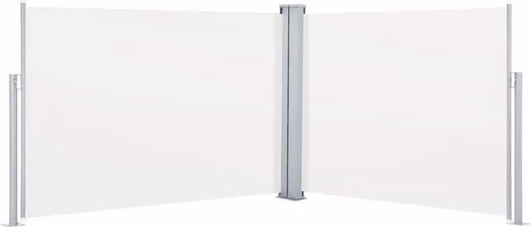 Tenda da Sole Laterale Retrattile Crema 100x1000 cm