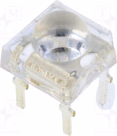 1 LED Super Flux, 7,62x7,62 mm, verde, 10000÷12000 mcd, 80°, ovale, 80 mA, OSG59LZ281P