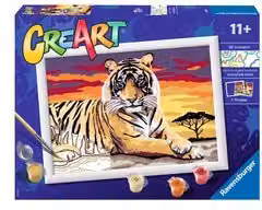 Set per dipingere animali Tigre multicolore Ravensburger
