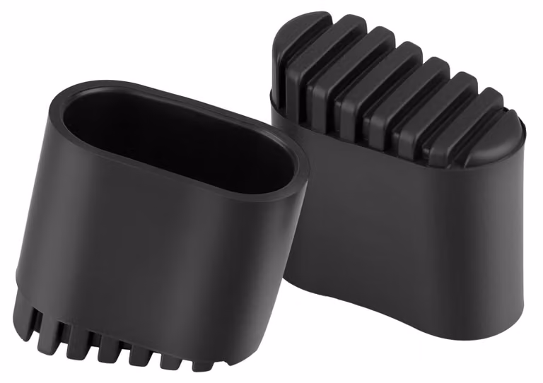 Set di 2 tappi in gomma antiscivolo per scale