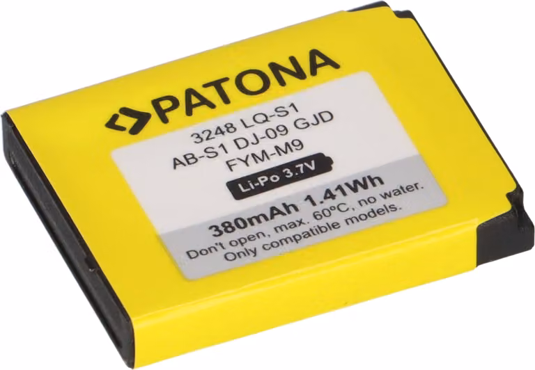 Batteria ricaricabile PATONA per LQ-S1 AB-S1 DJ-09 GJD FYM-M9