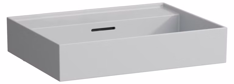 LAUFEN Kartell lavabo à encastrer, sans trou pour robinet, avec trop-plein, 600x460mm, H8103337591091, H8103337591091