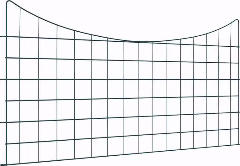 Set di Recinzione per Stagno 5 pcs Verde 100 x 50 cm Acciaio