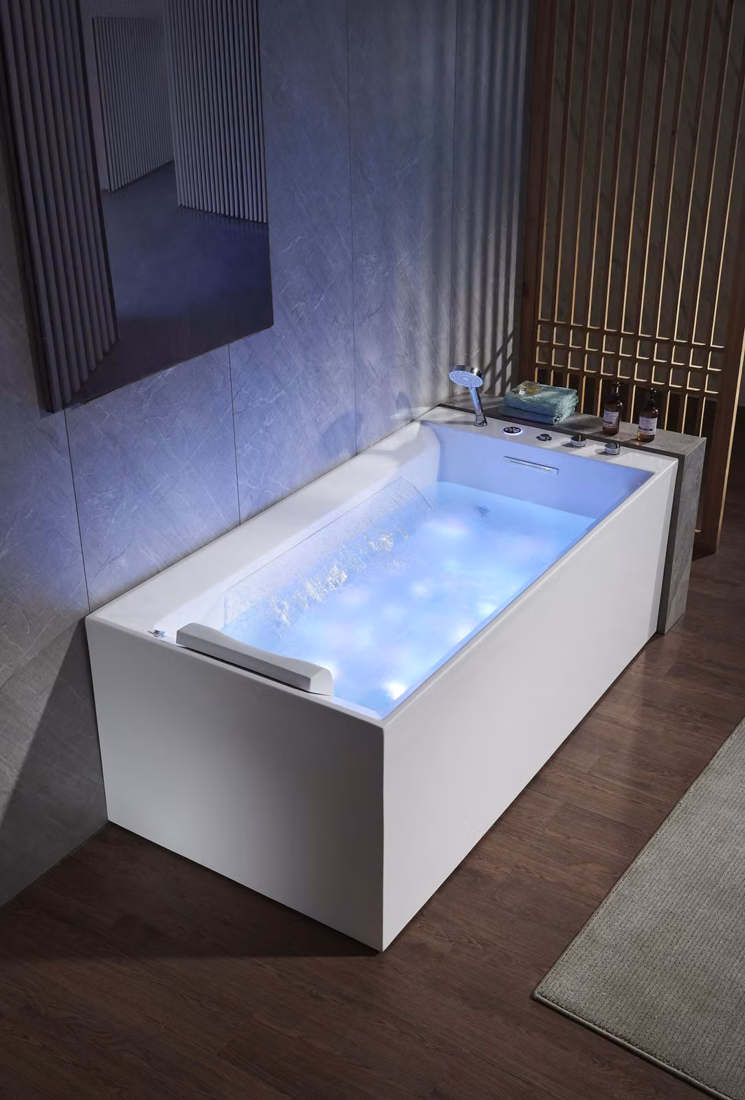 Design Badewanne Sprudel Whirlpool Wanne Luxus Wanne Wellness