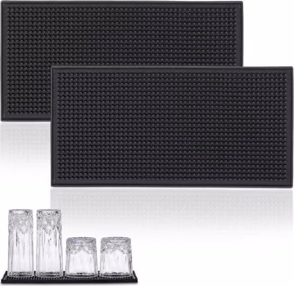 2 tappetini da bar 30x15 cm