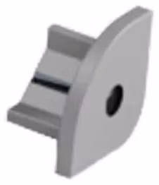 ARELUX PRF017, tappo terminale con foro