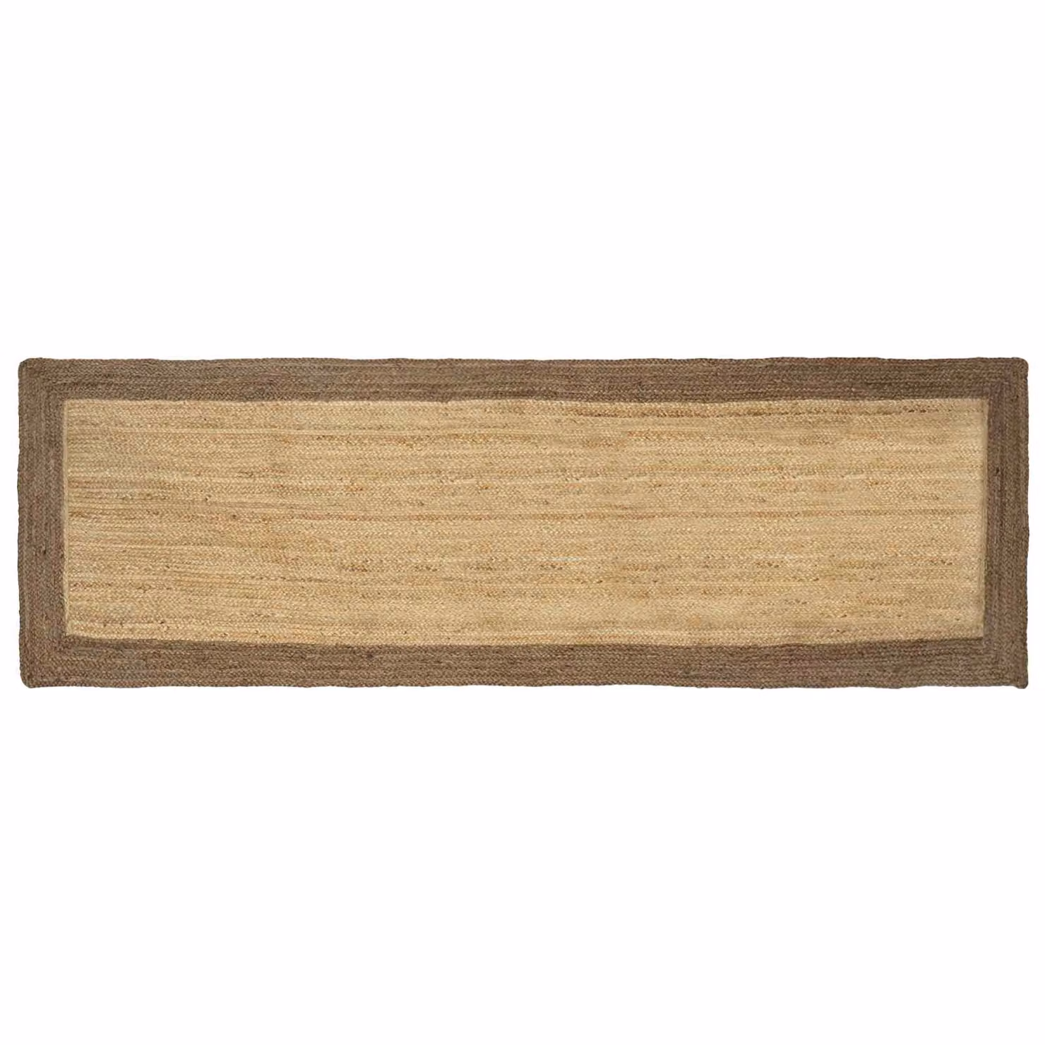 Tappeto da area moderno in juta vidaXL, grigio e beige, L 80 cm x P 250 cm