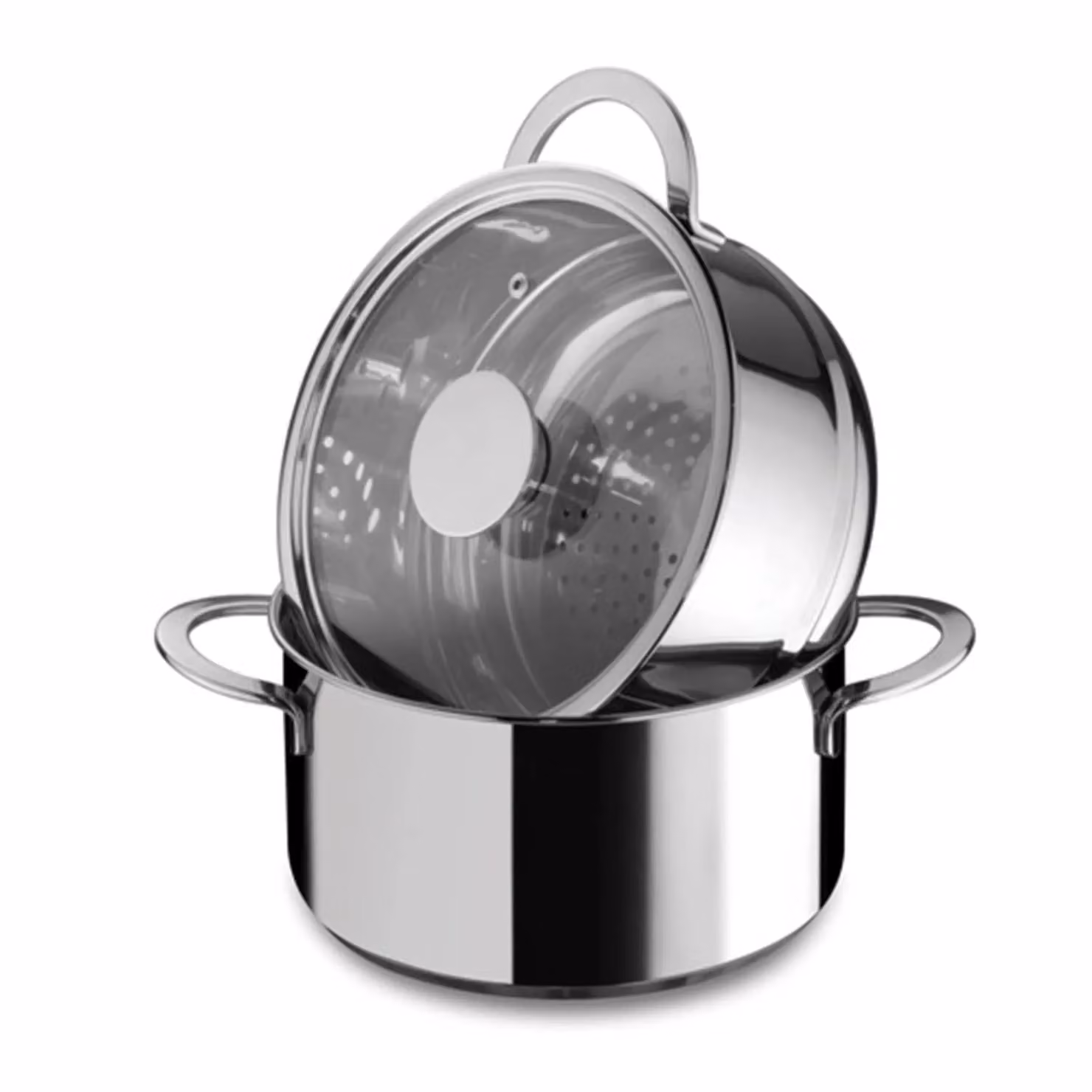 Cuociverdura in acciaio inox linea Gourmet, 22cm