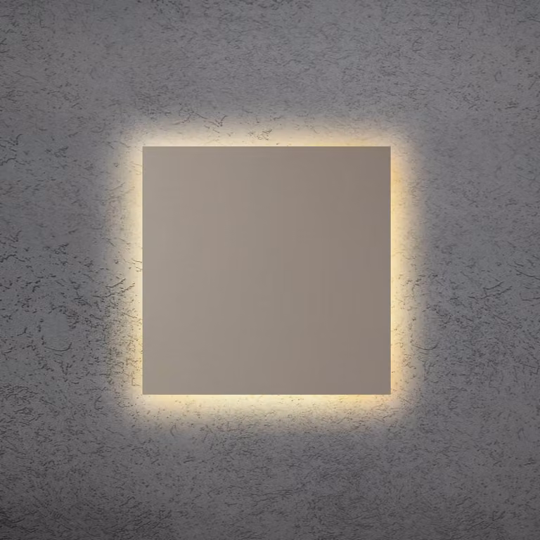 Escale Applique da parete BLADE Q, dimmerabile, Alluminio / Grigio / Zincato, Soggiorno / Sala da pranzo, Alluminio, Moderno, Applique