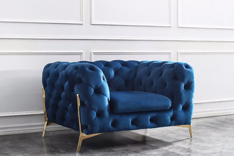 Luxus Hochwertige Sofa Couch Polster Sitz 3+2+1 Garnitur Chesterfield Garnituren