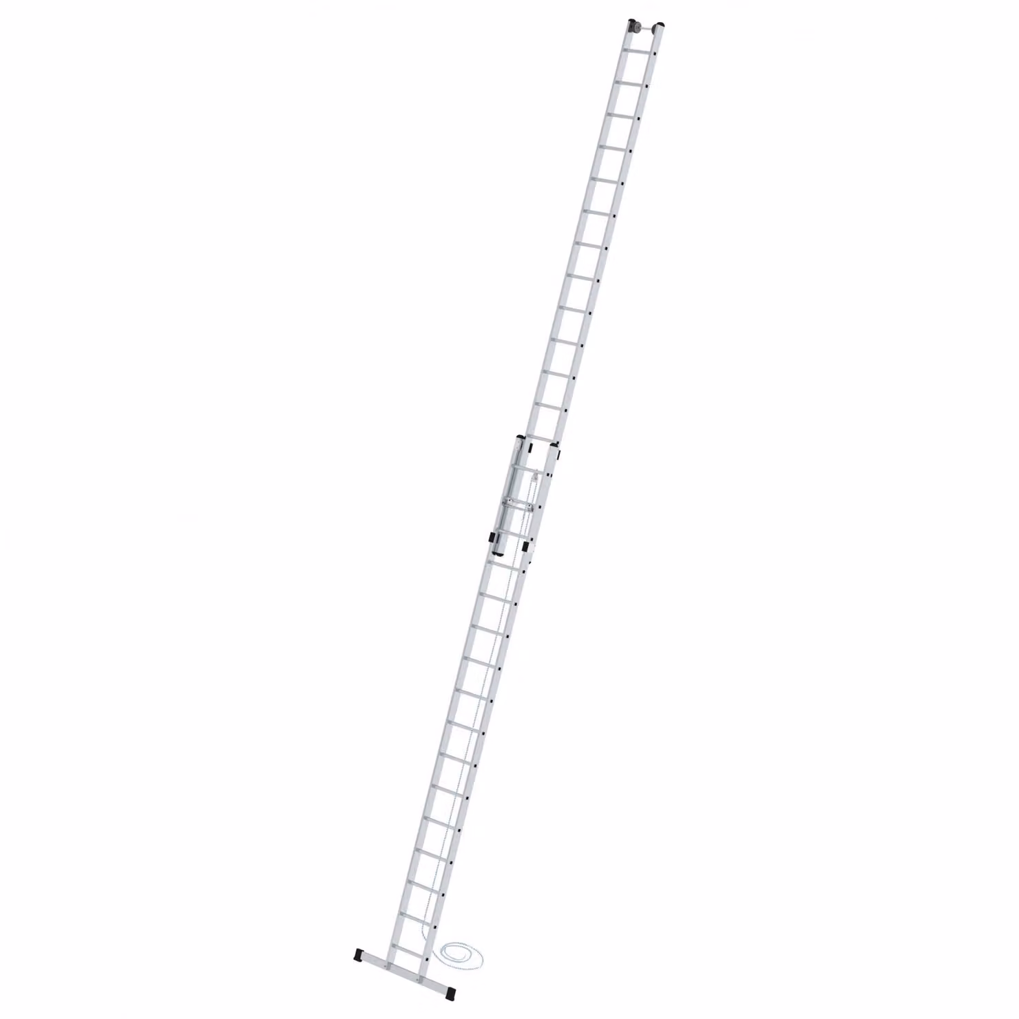 Scala di accesso a fune in 2 parti con traversata standard 2x16 pioli