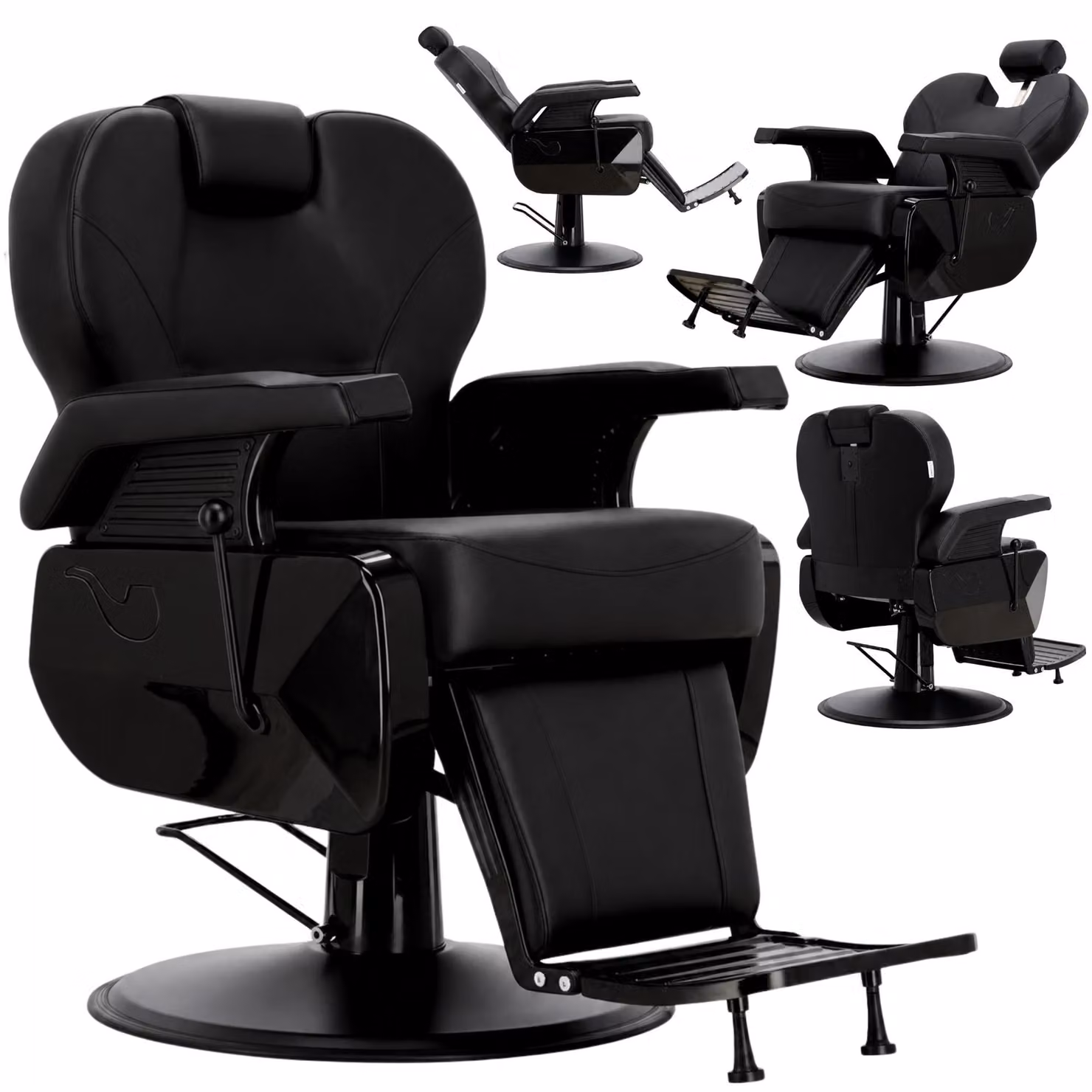 Poltrona da barbiere Richard idraulica professionale per barber shop Barberking