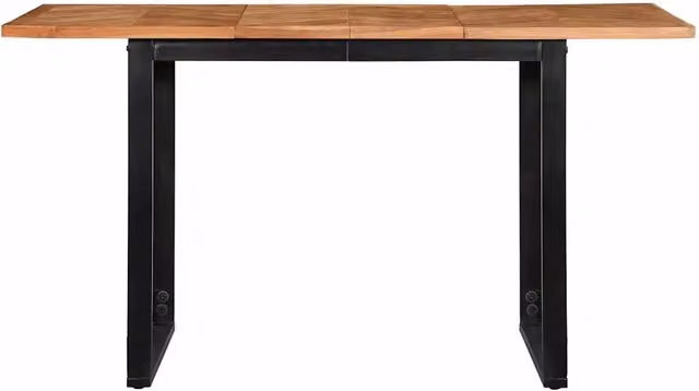 Tavolo da Pranzo 140x70x75 cm in Legno Massello di Acacia 373617