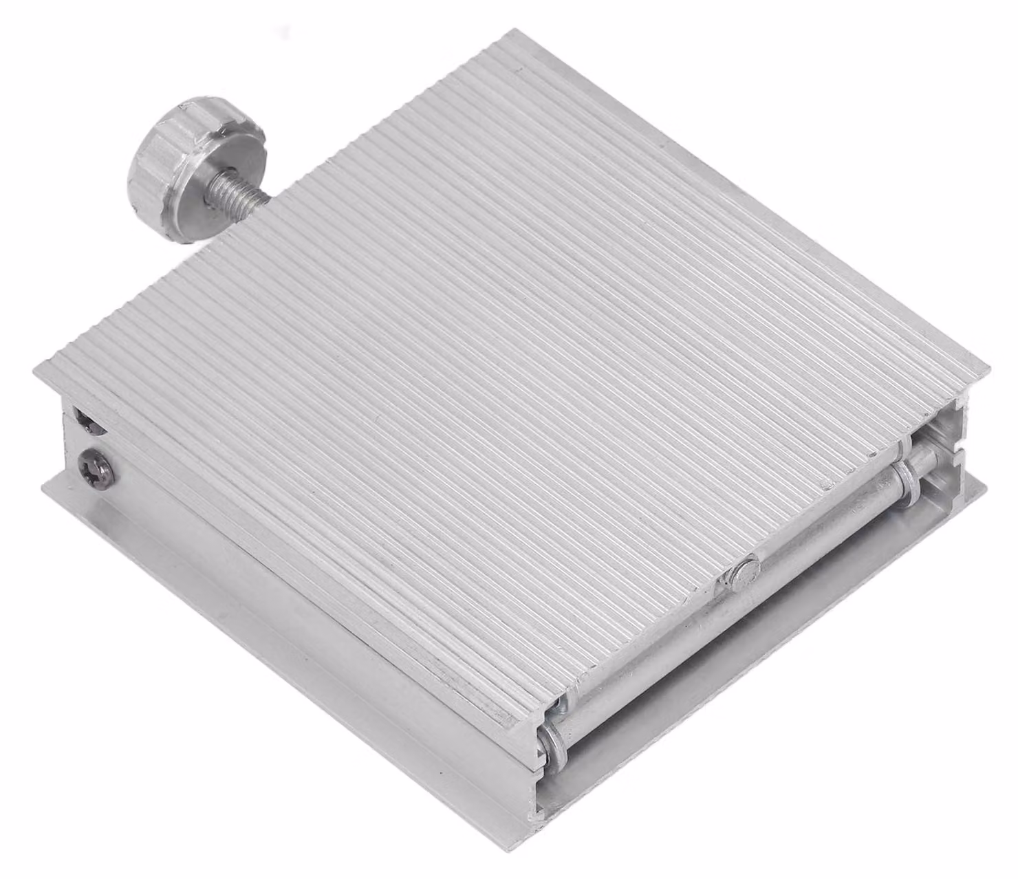 Piattaforma di sollevamento per carichi, altezza di sollevamento 90 mm, capacità 30 kg, colore argento, da montare su piano