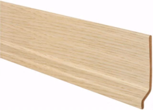 Set di 48 pezzi di battiscopa in PVC espanso Forte colore rovere sbiancato, H: 7 cm, L: 0,9 cm, Lunghezza: 200 cm